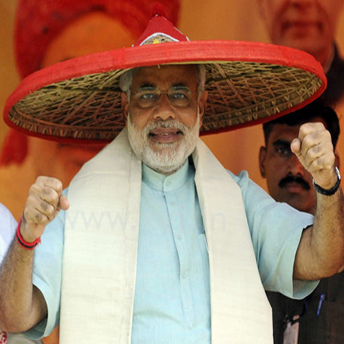 Narendra Modi Wearing Different Caps 3