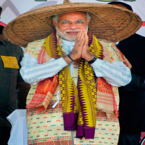 Narendra Modi Wearing Different Caps 34