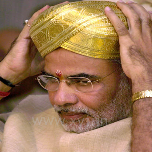 Narendra Modi Wearing Different Caps 5
