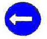 Compulsory turn left Sign