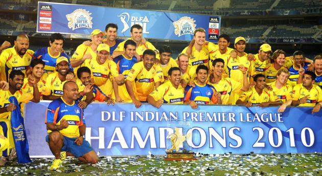 IPL Season 3 Winner Team Chennai Super Kings Year 2010 Image