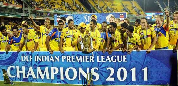 IPL Season 4 Winner Team Chennai Super Kings Year 2011 Image