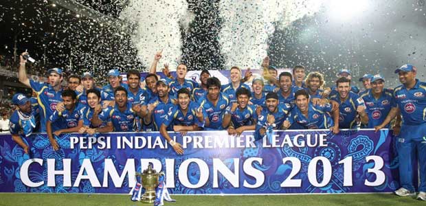 IPL Season 6 Winner Team Mumbai Indians Year 2013 Image