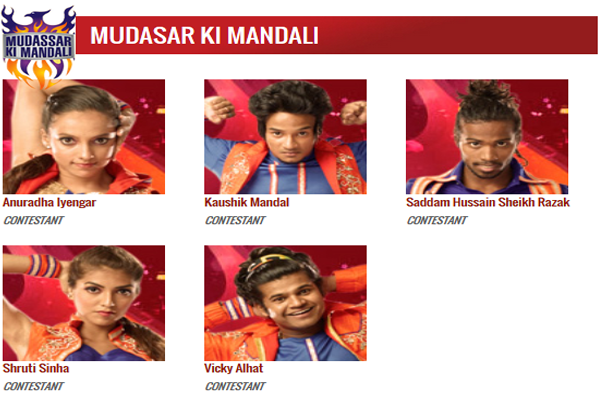 DID 5 Mudassar Ki Mandali Contestants Name with Image