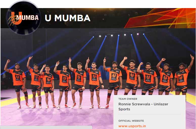 u mumba kabaddi t shirt