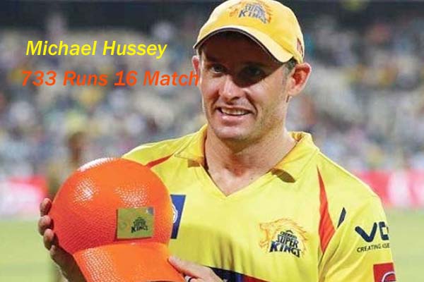 Michael Hussey IPL 2013 Season 6 Orange Cap Holder