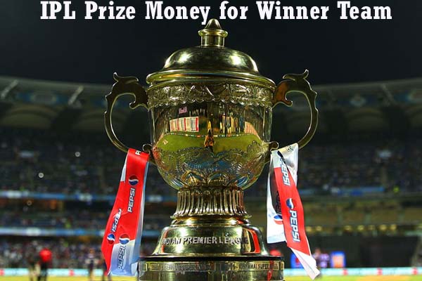 ipl prize money for winner team