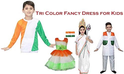 tri color fancy dress for kids online in india