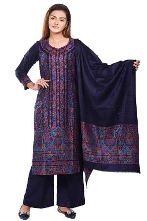 Indo Essence Womens Winter Suit with Shawl