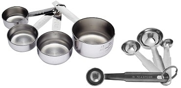 Stainless Steel Measuring Cup and Spoon