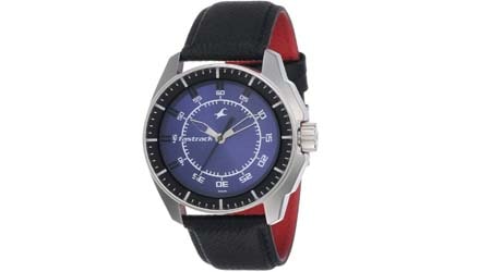 Fastrack Black Magic Analog Blue Dial Mens Watch