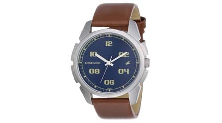 Fastrack Casual Analog Blue Dial Mens Watch NM3124SL02