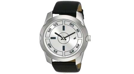Fastrack Casual Analog Silver Dial Mens Watch NM3123SL01