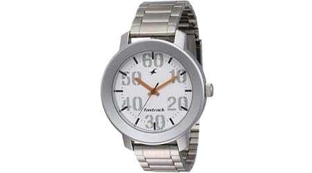 Fastrack Casual Analog White Dial Mens Watch