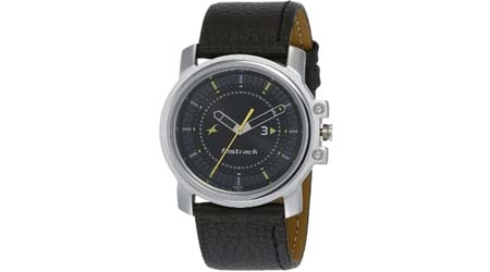 Fastrack Economy Analog Black Dial Mens Watch NM3039SL02