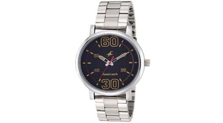 Fastrack Fundamentals Analog Black Dial Mens Watch NM38052SM02