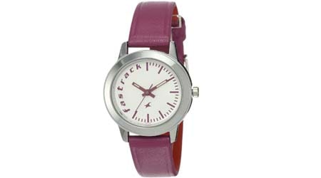 Fastrack Fundamentals Analog White Dial Womens Watch NM68008SL01