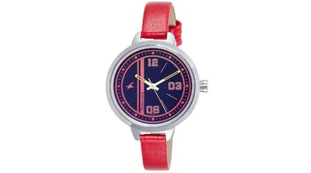 Fastrack Varsity Analog Silver Dial Womens Watch -NM6174SL02