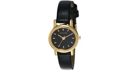 Sonata Analog Black Dial Womens Watch