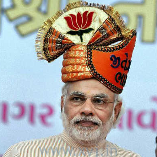 Narendra Modi Wearing Different Caps 17
