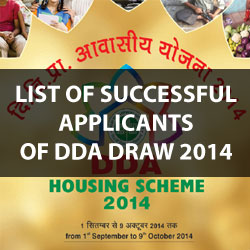 List of DDA Draw Result Winners for Housing Scheme 2014