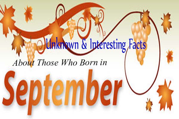 September Unknown & Interesting Facts