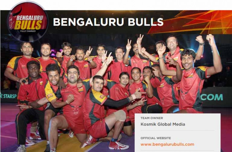 Bengaluru Bulls Logo, Team Players