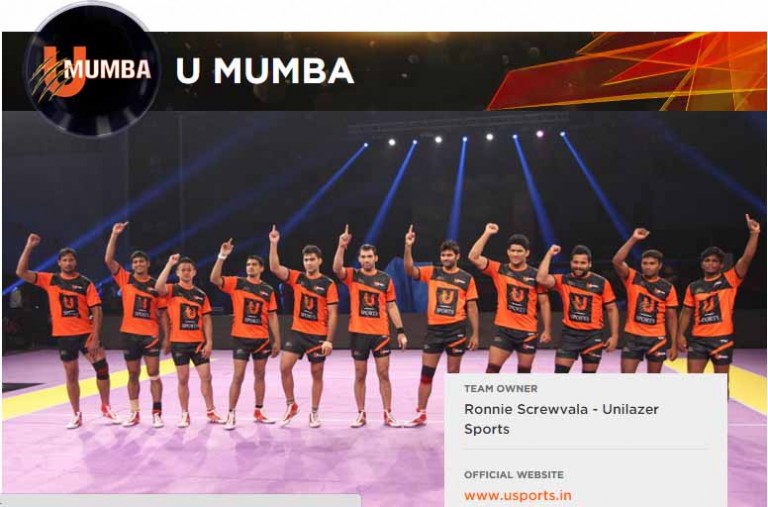 U Mumba Logo, Team Players