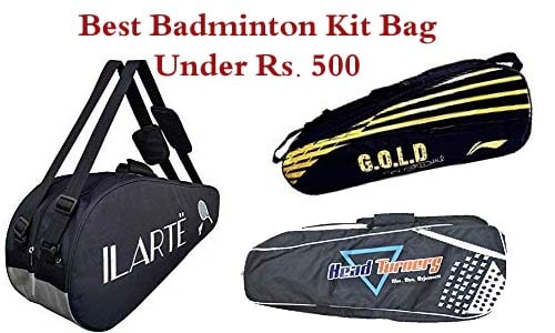best badminton kit bag brands under 500 in India
