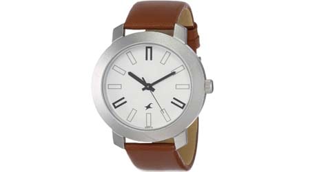 Fastrack Casual Analog White Dial Mens Watch NM3120SL01